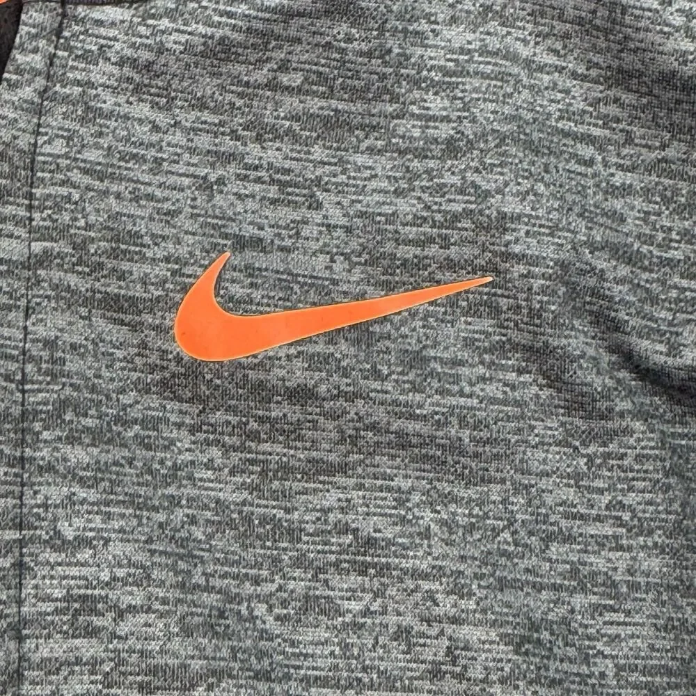 Nike Therma-Fit Hoodie Child's 2T Heather Gray & Black Full Zip with Pockets